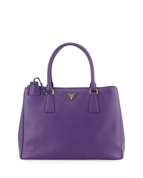 Prada Saffiano Gardener's Tote Bag, Violet (Viola) 